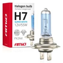 AMIO 01157 - BOMBILLA HALóGENA H7 12V 55W UV (E4) SUPER WHITE