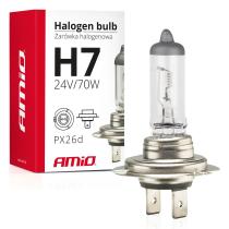 AMIO 01252 - BOMBILLA HALóGENA H7 24V 70W UV FILTER (E4)