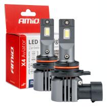 AMIO 03768 - KIT LED X4-SERIES AVIATOR HIR2 9012 6500K MAX 44W AMIO