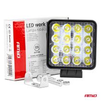 AMIO 02424 - Faro de trabajo AWL10 16 led FLOOD 9-36V 3840 lm