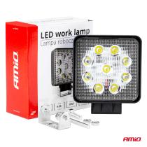 AMIO 02421 - Faro de trabajo awl07 9 LED FLOOD 9-36V 2160lm