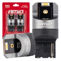 AMIO 03600 - BOMBILLAS LED FULL CANBUS PRO WY21W 2X1860 SMD AMBER 12V/24V