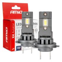 AMIO 03764 - KIT LED X4-SERIES AVIATOR H7/H18 6500K MAX 44W